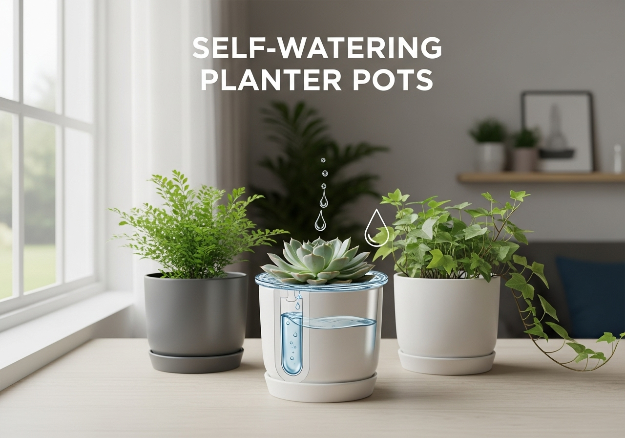 Self-Watering Planter Pot